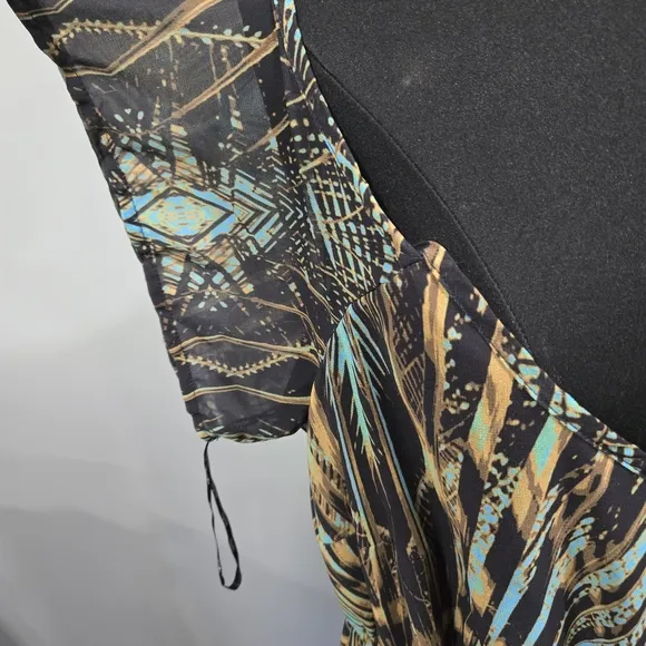 🐢 City Chic Size XL Super Palm Maxi Dress XL Great Condition- Like New