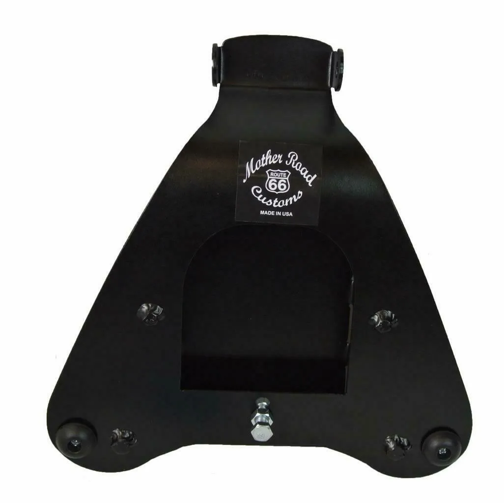 07-09 Sportster Harley Nightster Spring Seat Pad Kit Black & White Alligator bcs