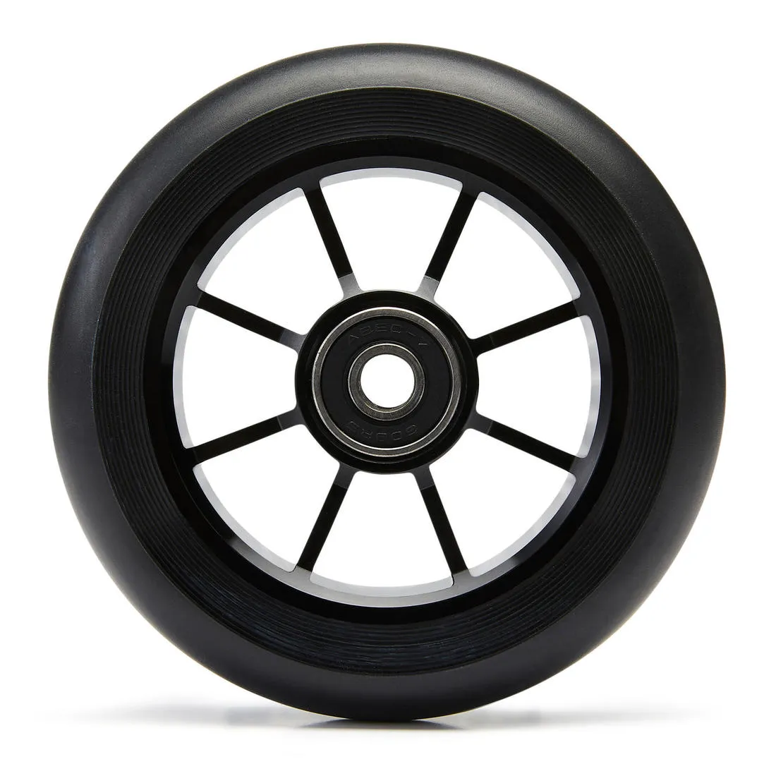 100 mm Freestyle Wheel with Black Alu Rim & PU85A Rubber