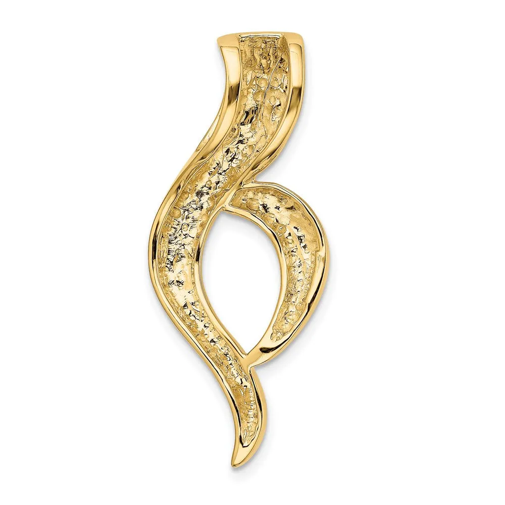 14k Fancy Omega Slide