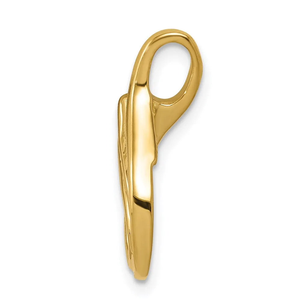 14k Fits up to 2mm Regular, 4mm Fancy Reversible Omega Slide