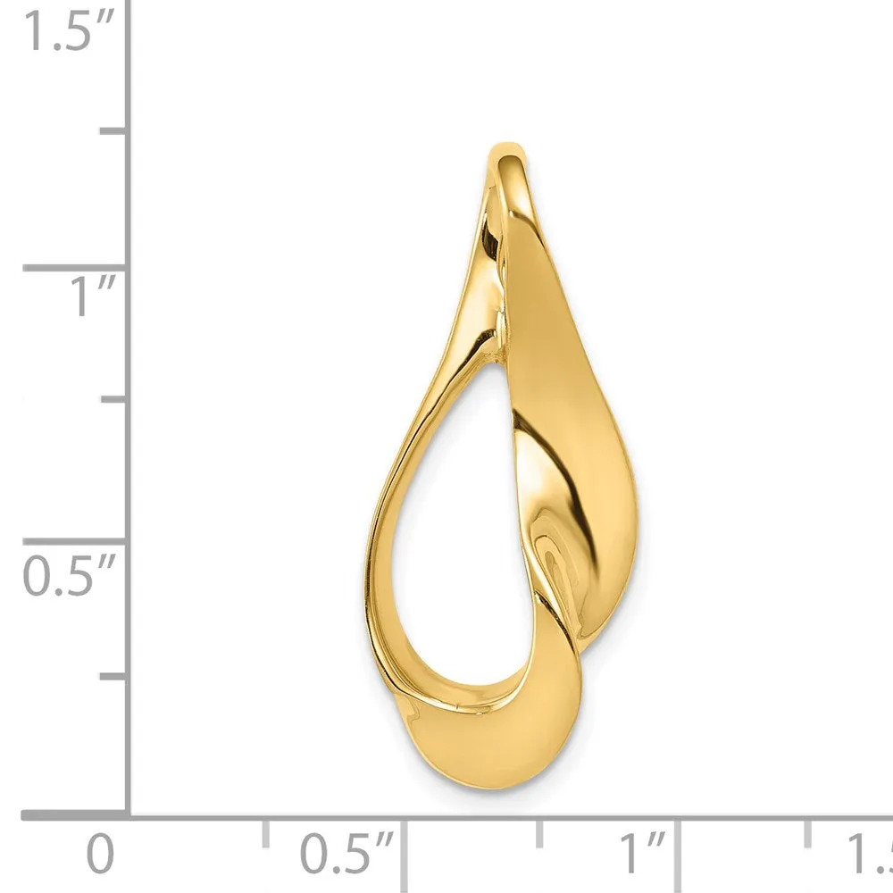 14k Fits up to 3mm Regular, 6mm Fancy Reversible Omega Slide