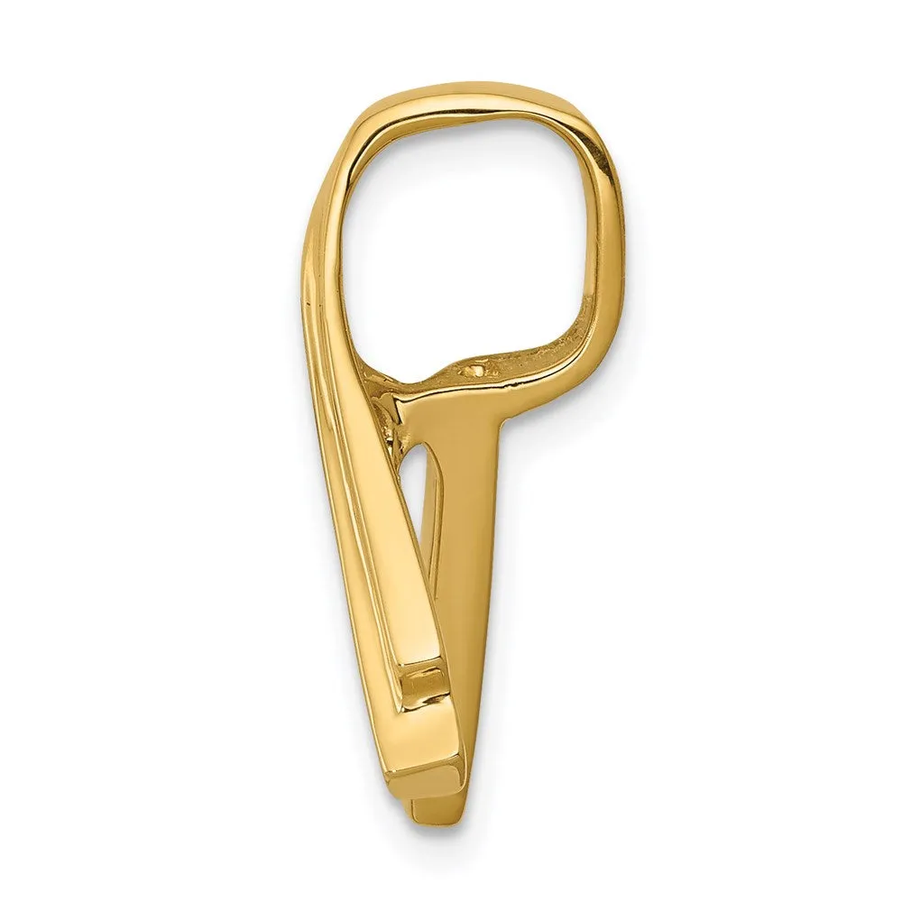 14k Fits up to 6mm Regular and Fancy Omega Slide