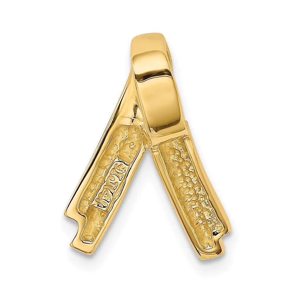 14k Fits up to 6mm Regular and Fancy Omega Slide