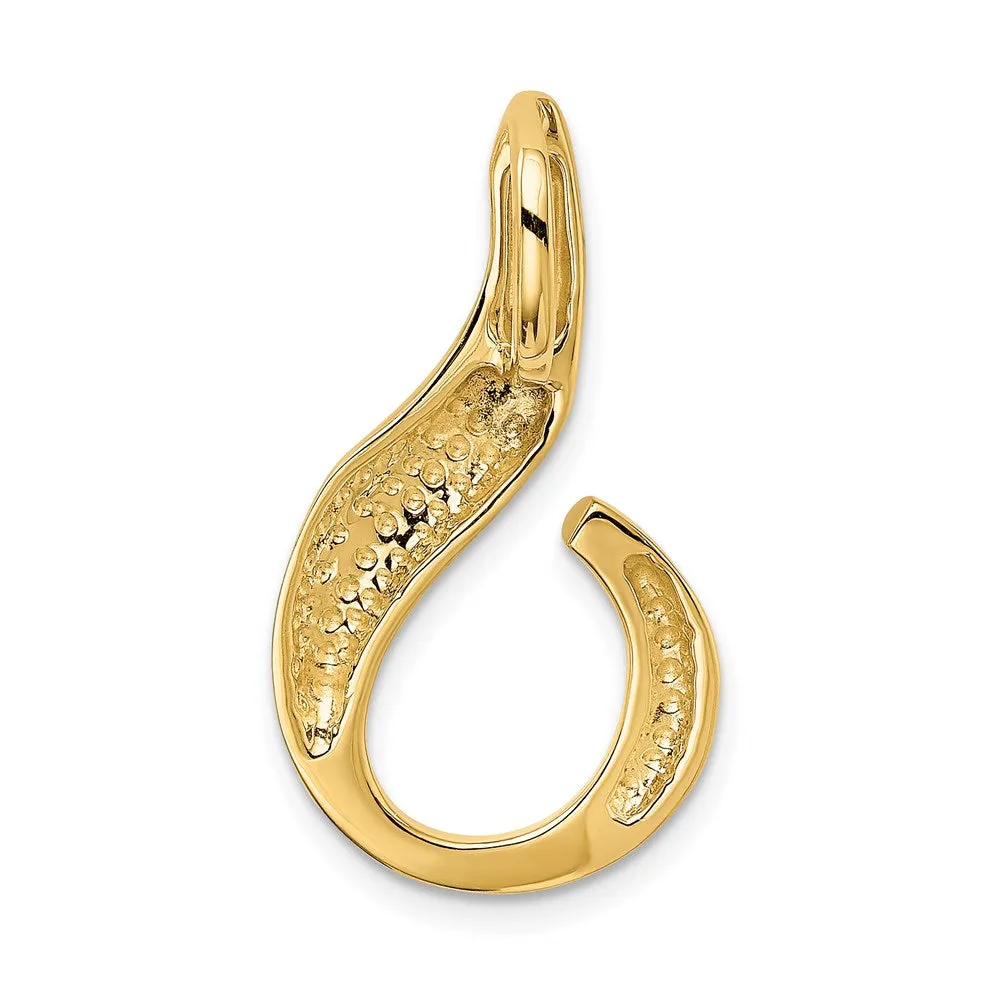 14k Fits up to 6mm Regular and Fancy Omega Slide