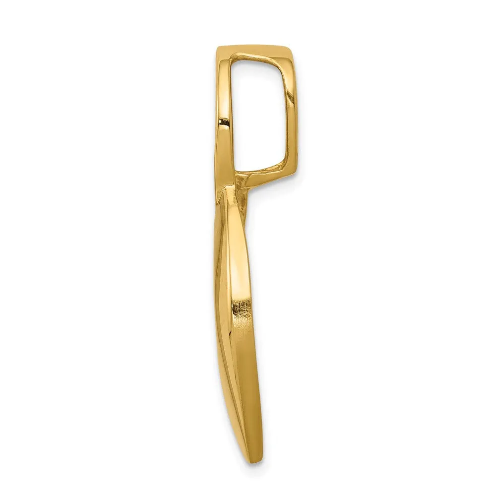 14k Fits up to 6mm Regular/8mm on Fancy/Reversible Fancy Omega Slide
