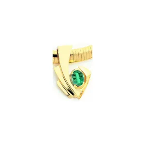 14k Yellow Gold 9x7mm Oval Mount St. Helens slide