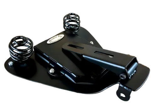 2007-2009 Sportster Spring Seat  Mounting Kit10x13" Black Alligator  USA bc