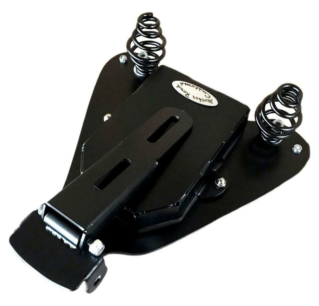 2007-2009 Sportster Spring Seat  Mounting Kit10x13" Black Alligator  USA bc