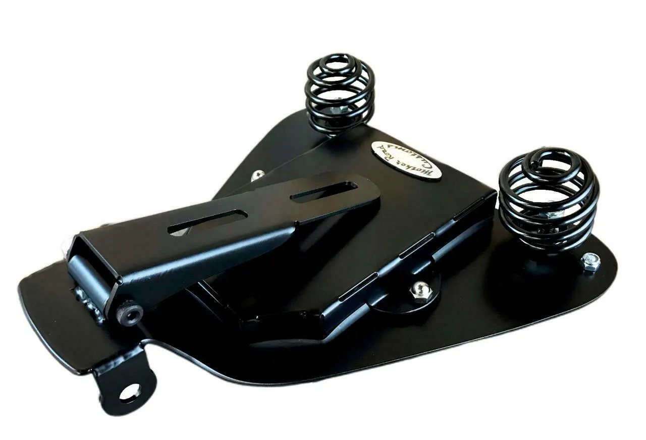 2007-2009 Sportster Spring Seat  Mounting Kit10x13" Black Alligator  USA bc