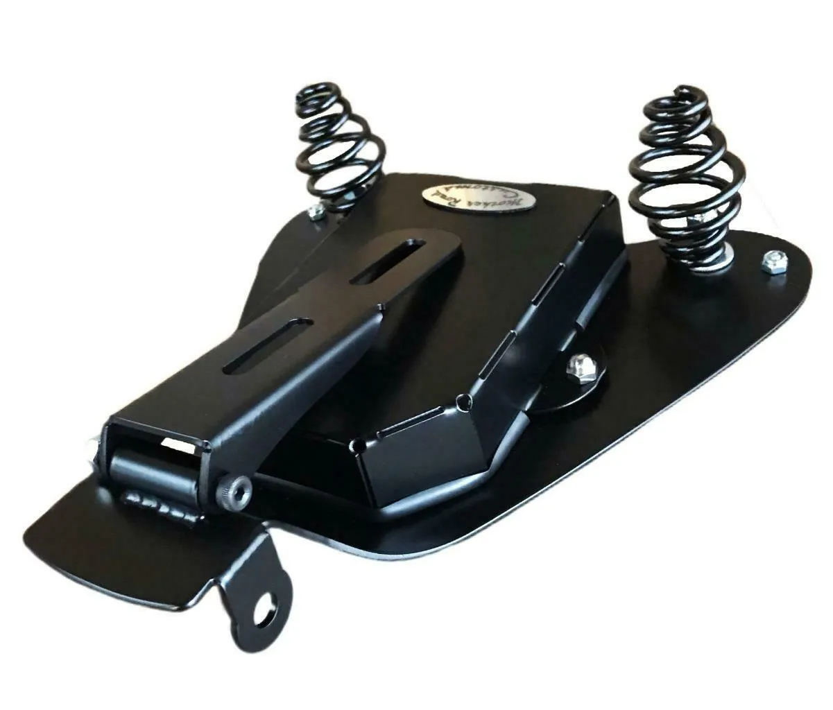2007-2009 Sportster Spring Seat  Mounting Kit10x13" Black Alligator  USA bc