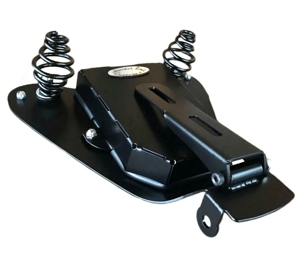2007-2009 Sportster Spring Seat  Mounting Kit10x13" Black Alligator  USA bc