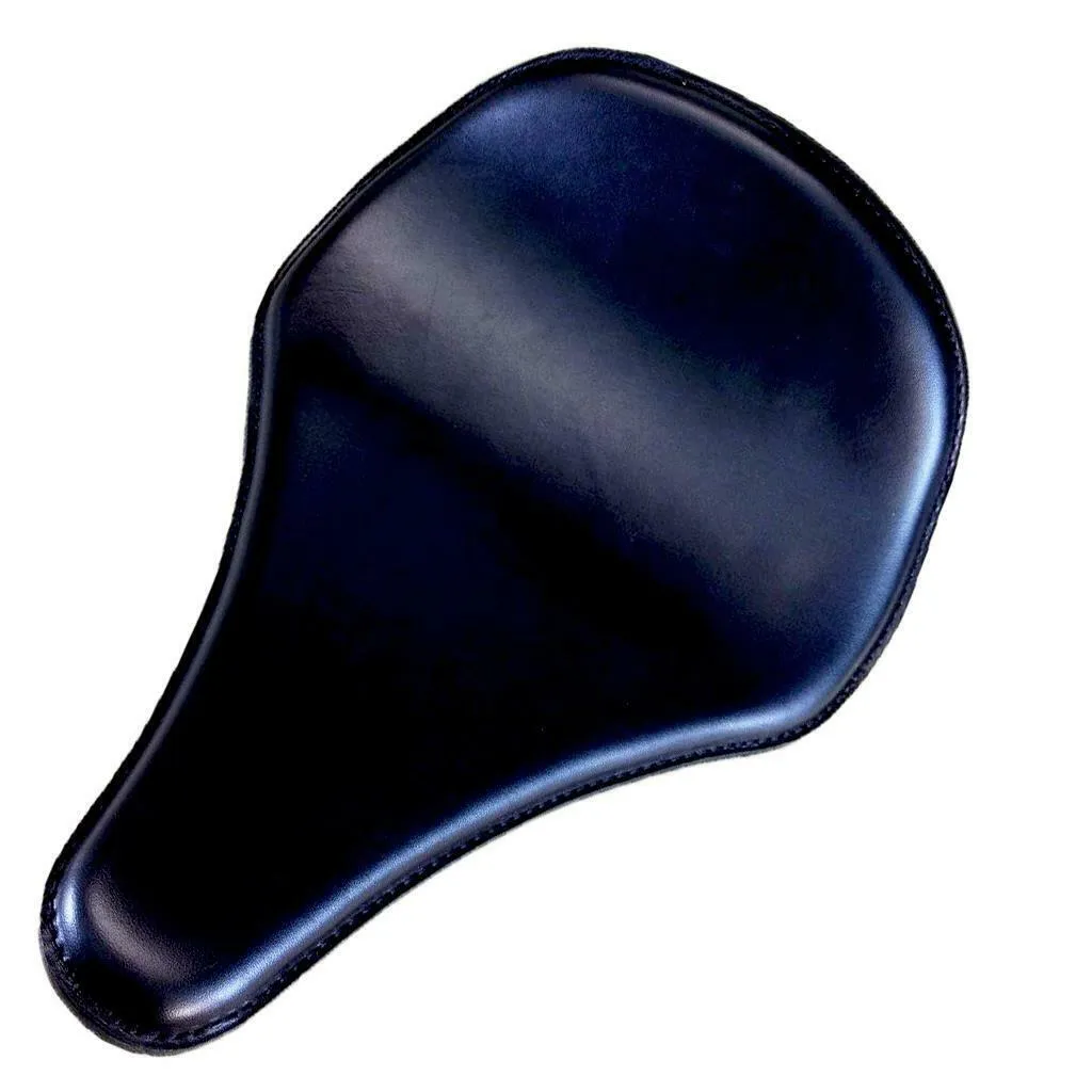 2010-2022 Harley Sportster Seat Black Leather 10x14" Long Nose No Spring Kit