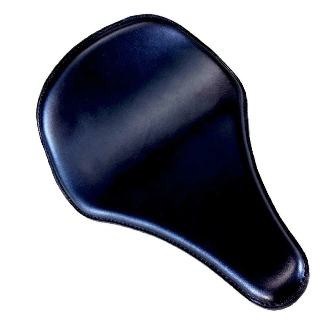 2010-2022 Harley Sportster Seat Black Leather 10x14" Long Nose No Spring Kit