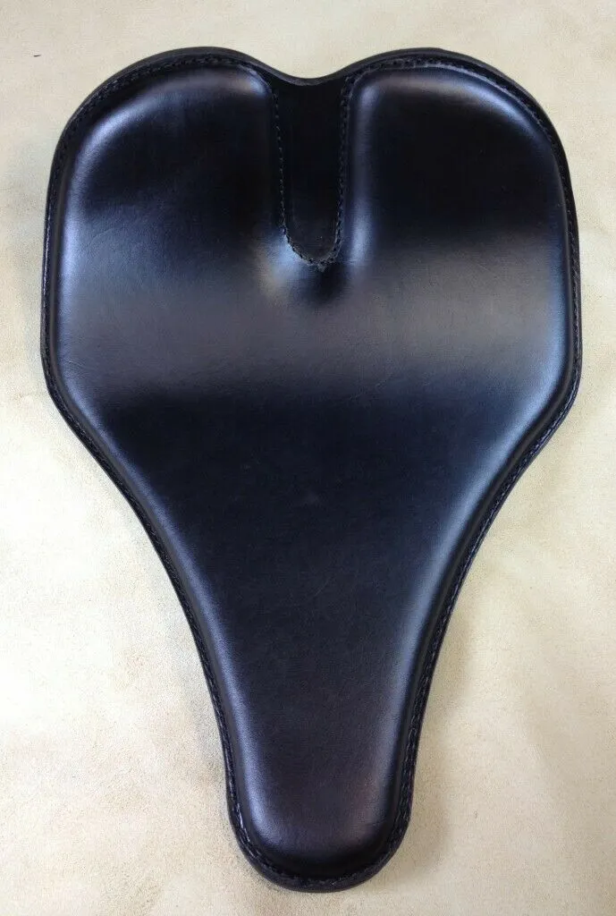 2010-2022 Sportster Harley Seat No Spring Kit Black 201 12x14" Nose Groove