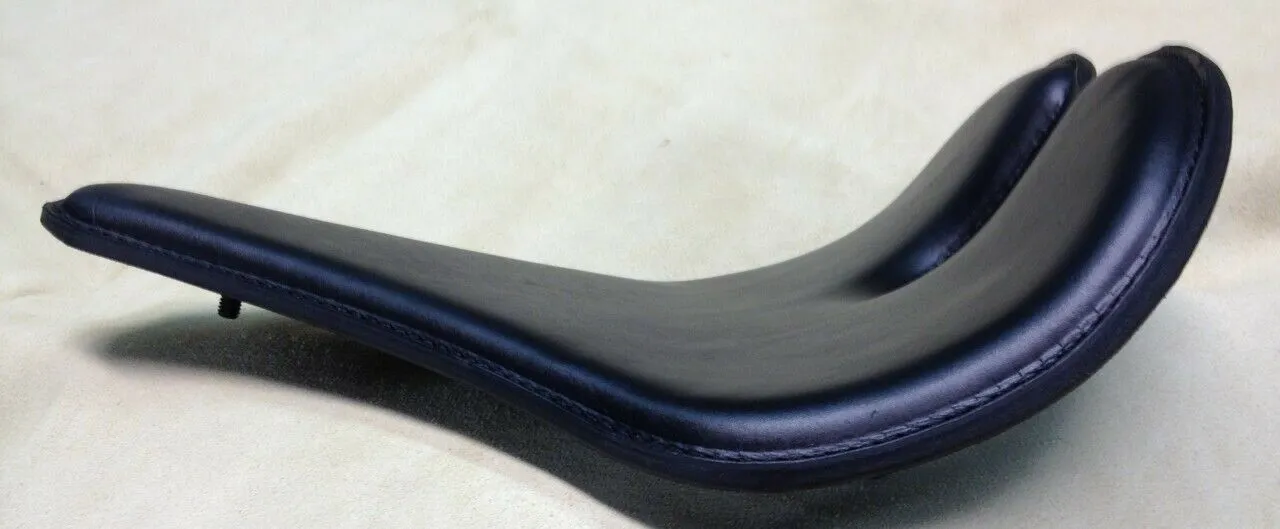 2010-2022 Sportster Harley Seat No Spring Kit Black 201 12x14" Nose Groove