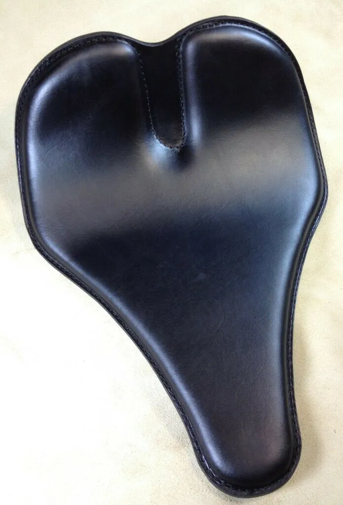 2010-2022 Sportster Harley Seat No Spring Kit Black 201 12x14" Nose Groove