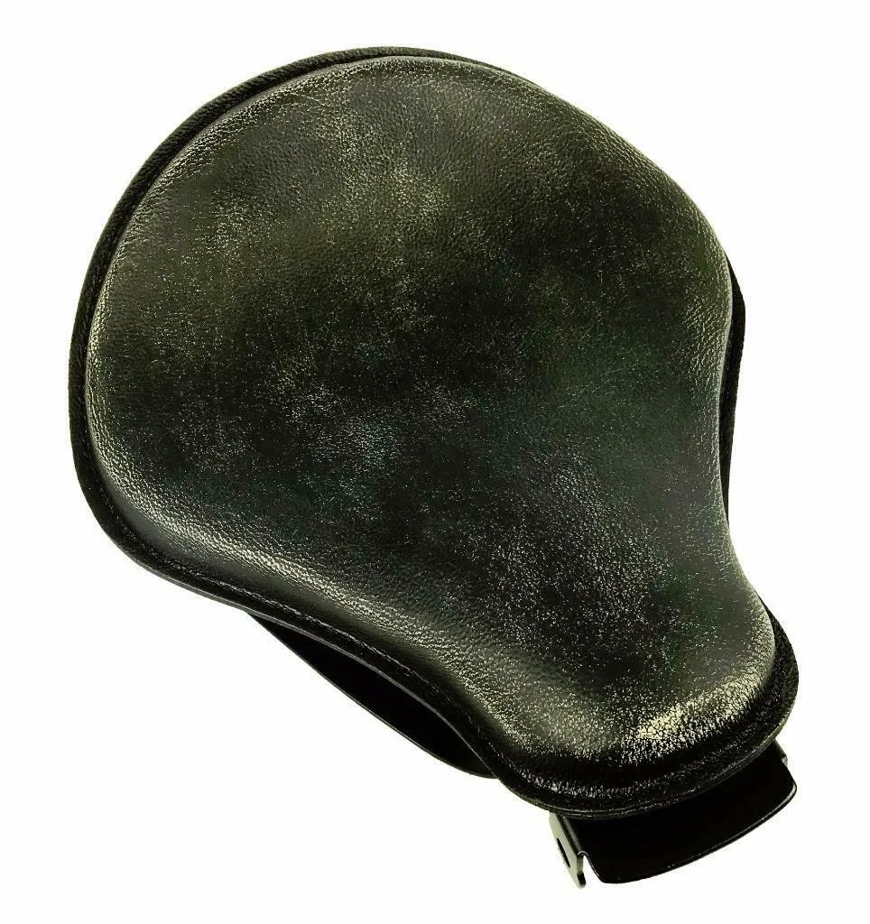 2010-2022 Sportster Harley Spring Seat Black Distress Leather Mount Kit bcs