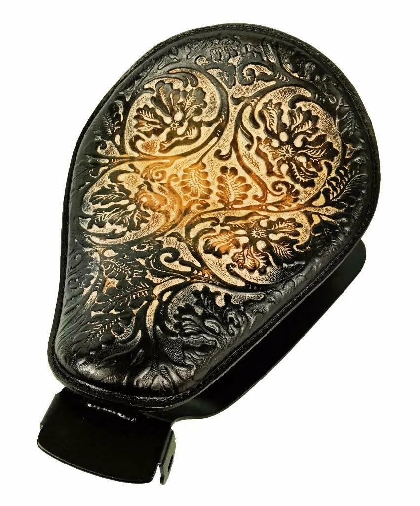 2010-2022 Sportster Harley Spring Solo Seat Mount Kit Oak Leaf Tool Leather bcs