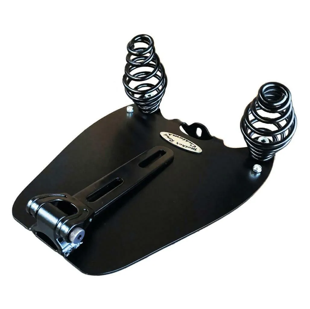 2015-2024 Indian Scout & Bobber Seat Spring Kit Black Diamond Red Stitched 15x14