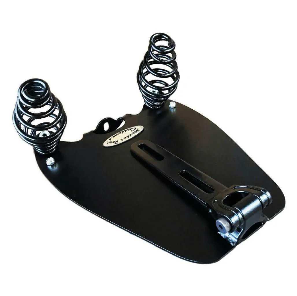 2015-2024 Indian Scout & Bobber Seat Spring Kit Black Diamond Red Stitched 15x14