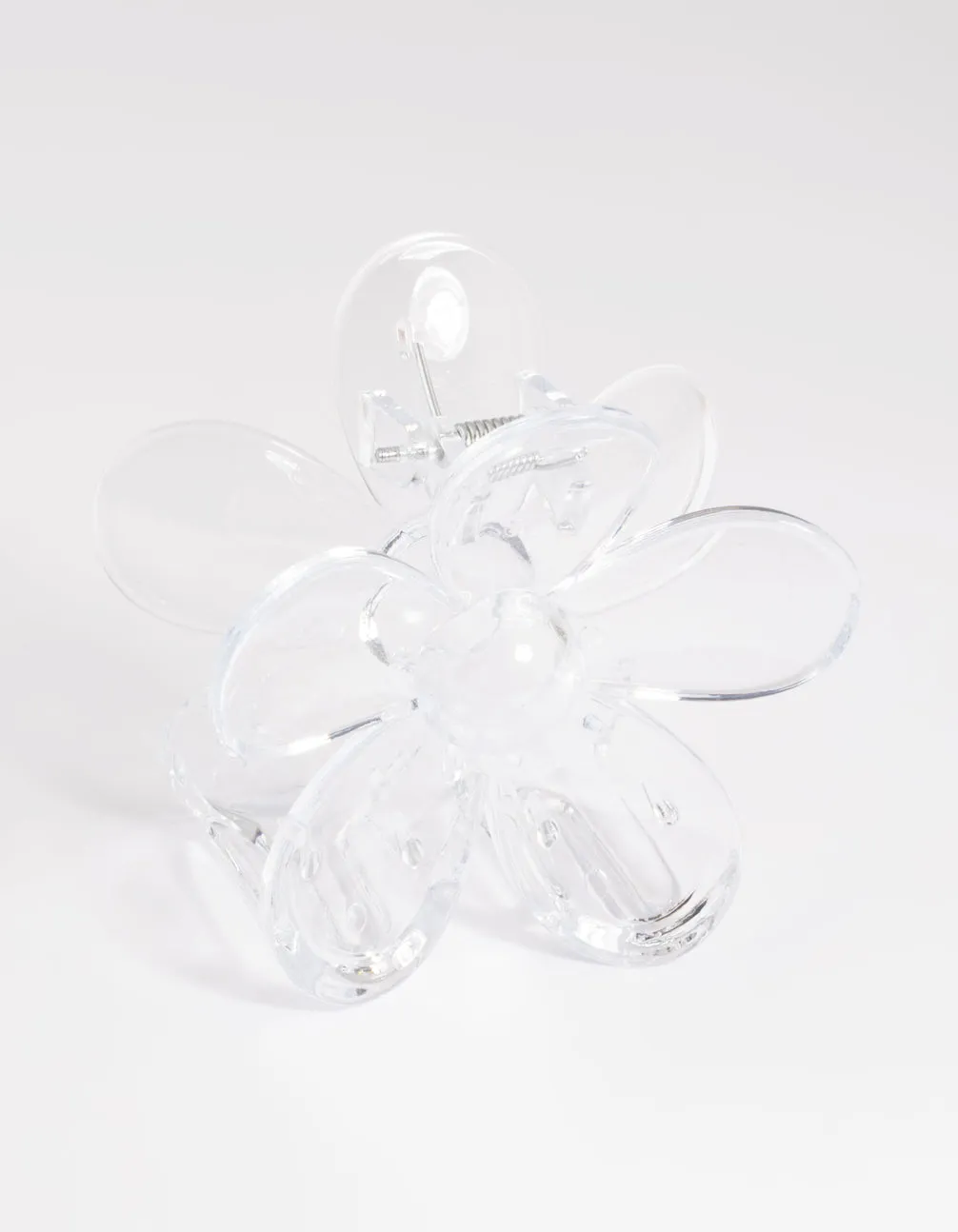 90s Clear Daisy Flower Claw Clip
