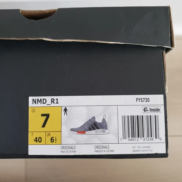 Adidas NASA Artemis NMD R1 Casual Mens Sneakers size 7