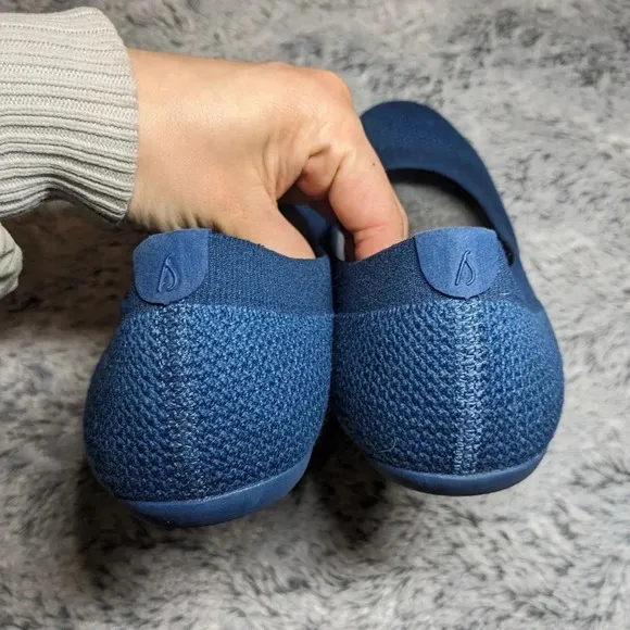 Allbirds Blue Tree Breezers Flats Navy Blue Size 9