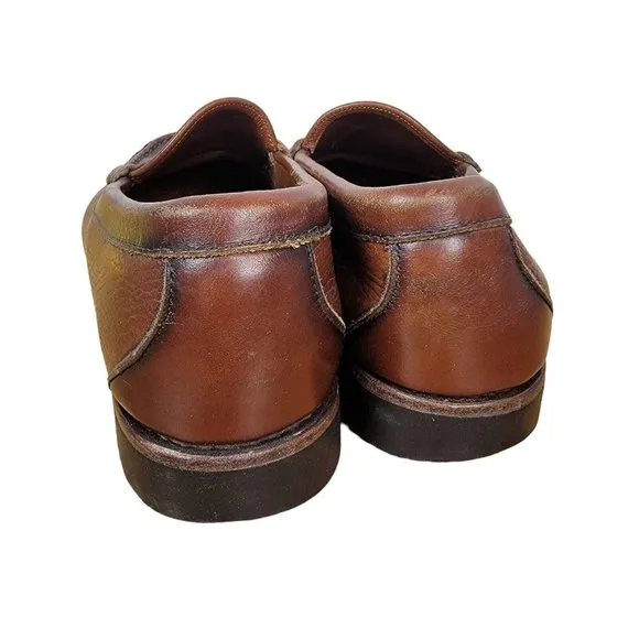 Allen Edmonds Holton Men's Penny Loafers Sz 9 D Chestnut Brown Leather