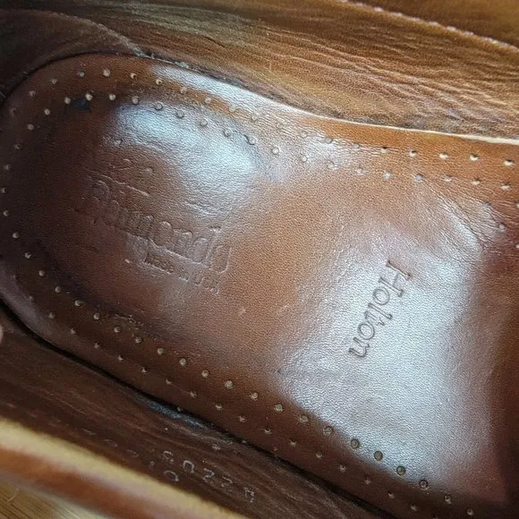 Allen Edmonds Holton Men's Penny Loafers Sz 9 D Chestnut Brown Leather
