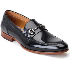 Base London Russo Leather Men's Black Loafers