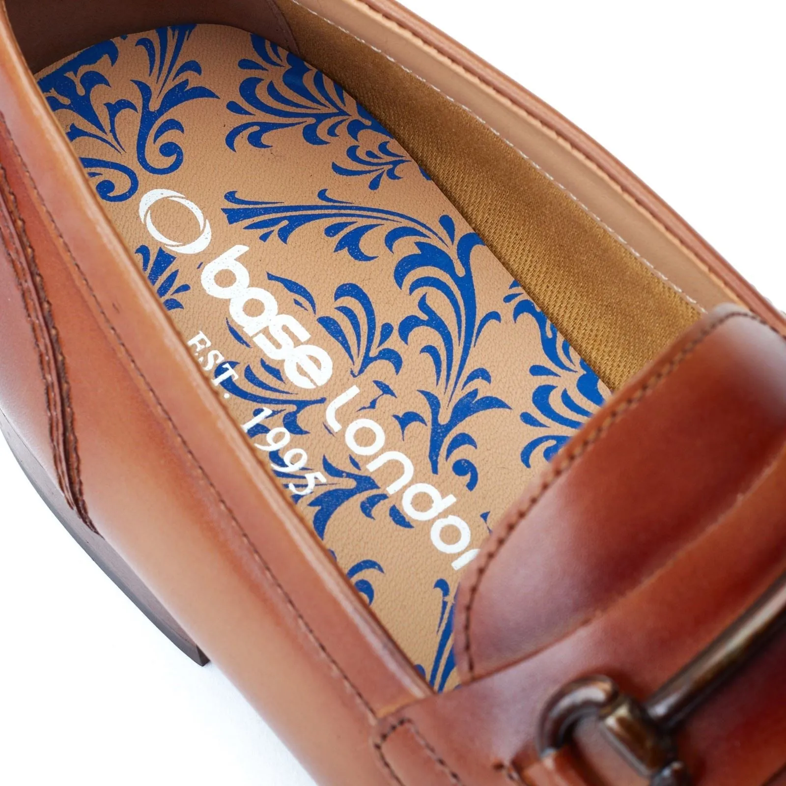 Base London Russo Leather Men's Burnt Tan Loafers