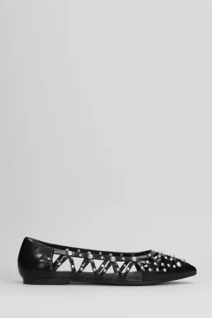 Bazaar Bis Ballet flats in black leather