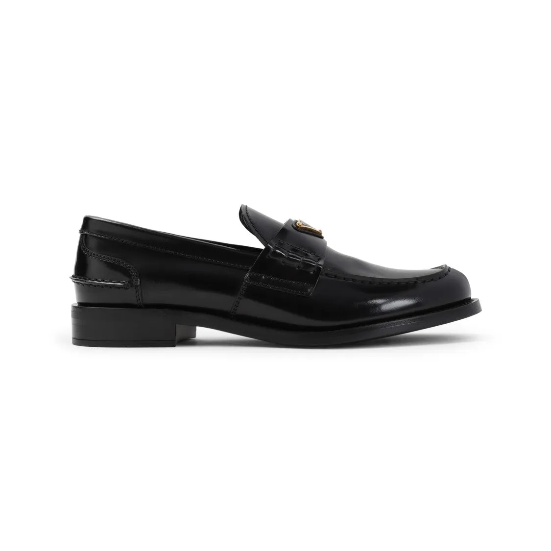 Black Calf Leather Loafers