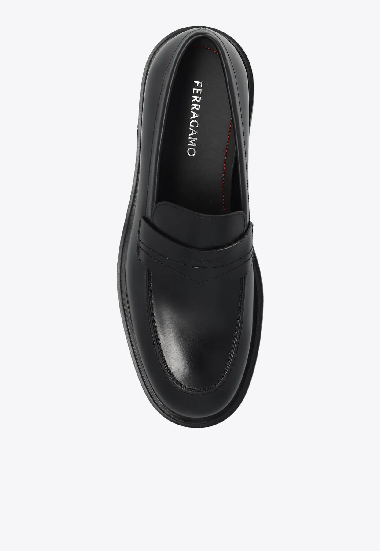 Caligola Leather Penny Loafers