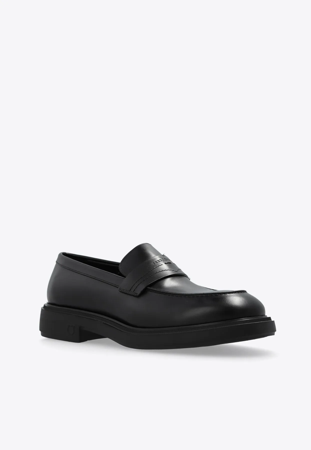 Caligola Leather Penny Loafers