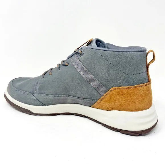 Caterpillar CAT Quest Mid Medium Charcoal Gray Mens Suede Sneakers P724069