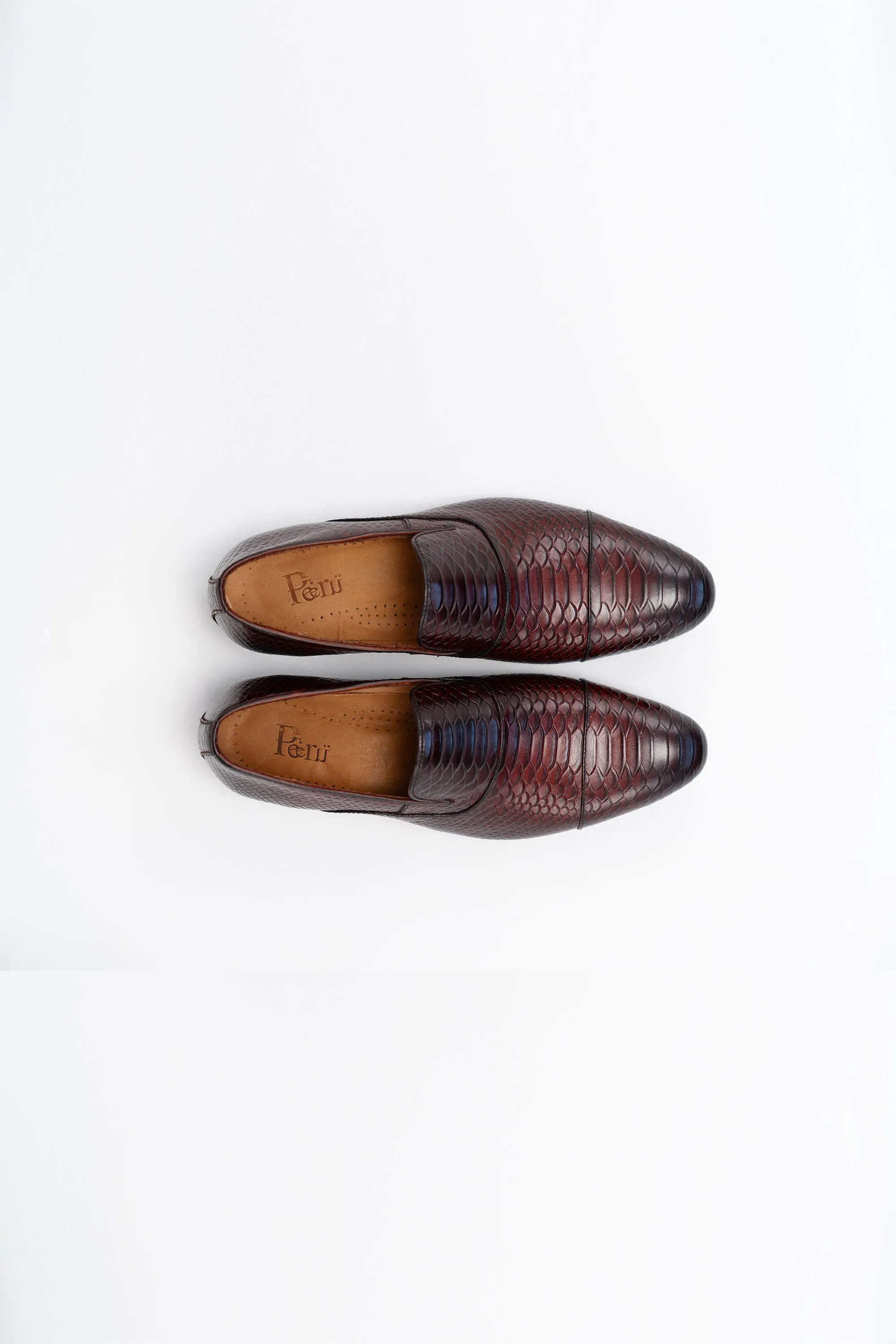 Classic Coffee Leather Loafers