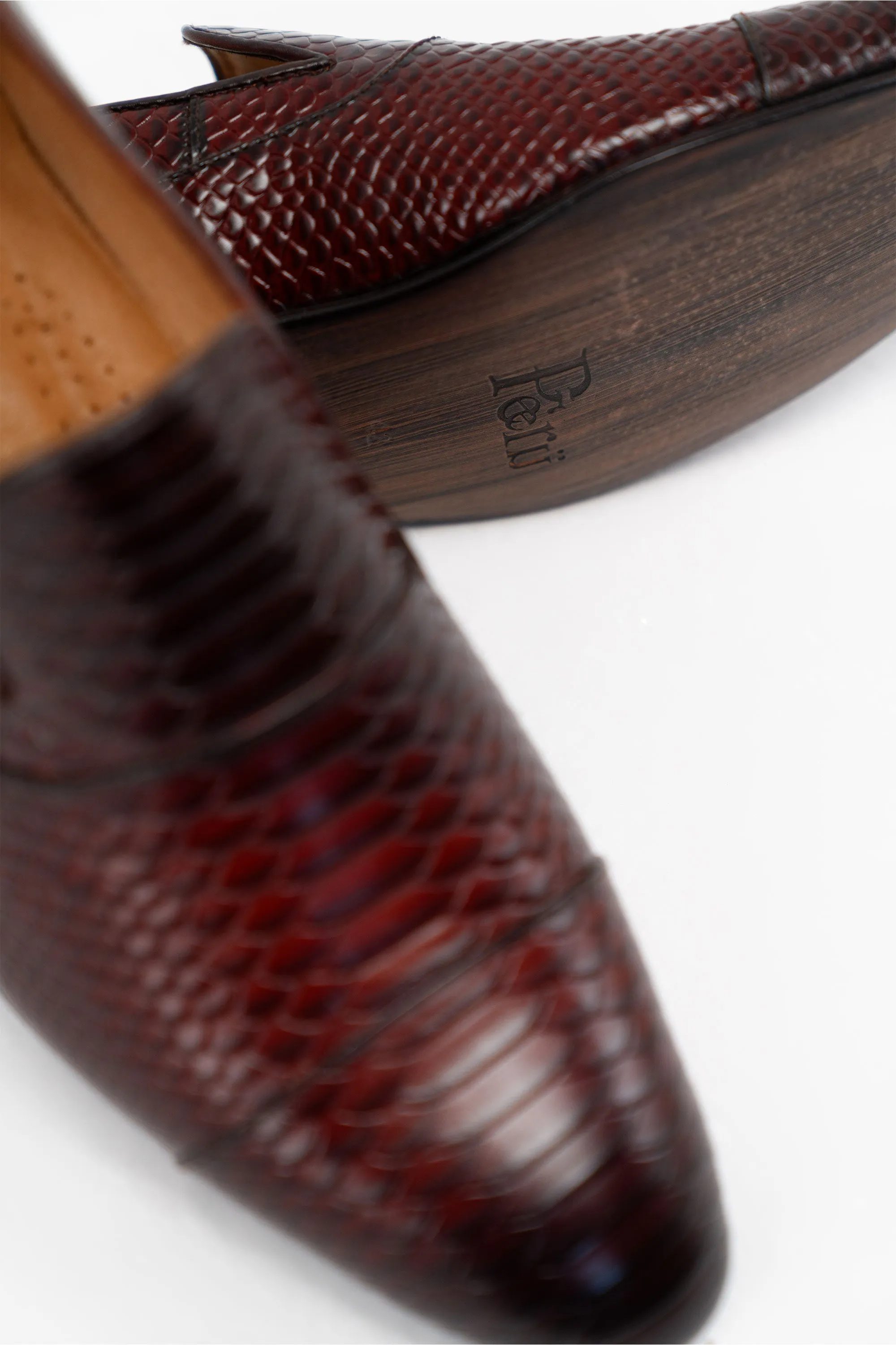 Classic Coffee Leather Loafers