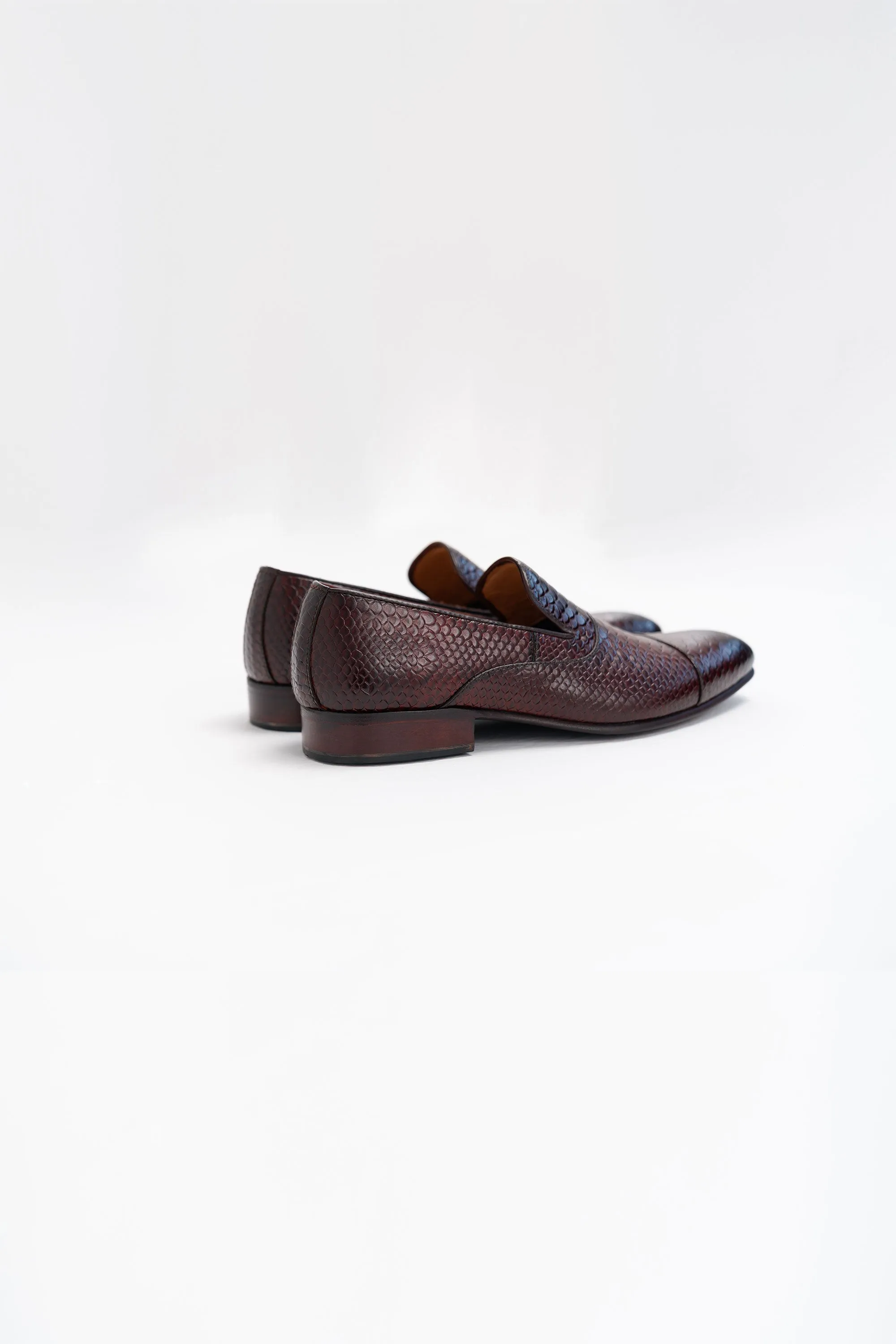 Classic Coffee Leather Loafers