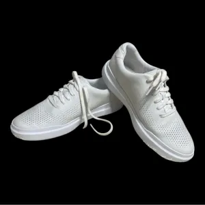 Cole Haan Men's Sz 10 White Grand Pro Rally Laser Cut EVA Soft Leather Sneakers
