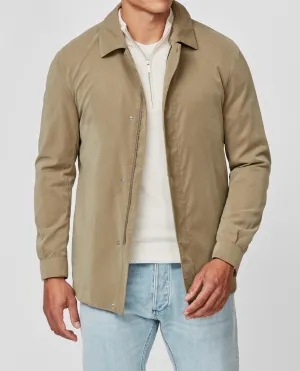 DeBall Belseta Khaki Peached Water Repellent Technical Lightweight Fabric