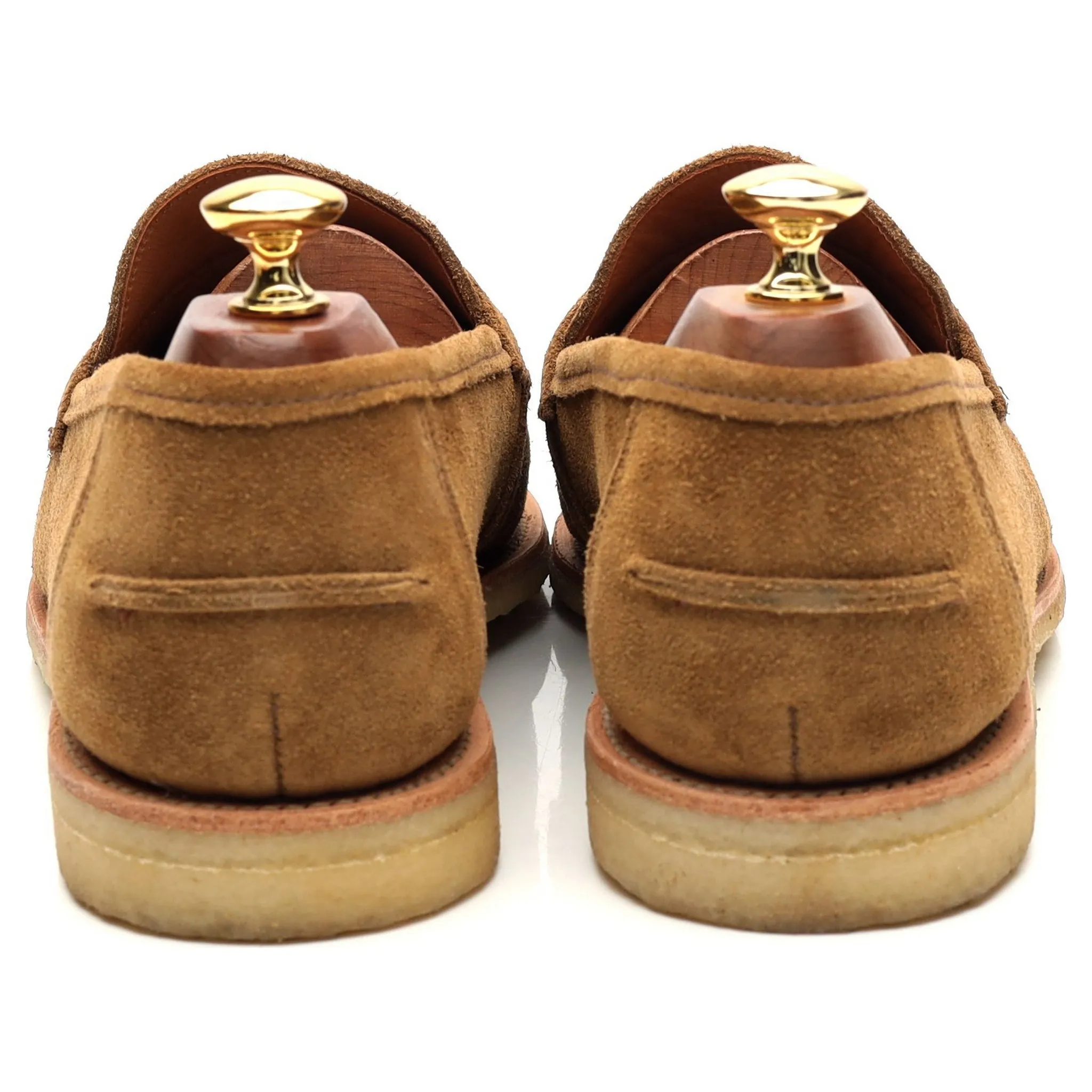 'Edwin' Snuff Brown Suede Loafers UK 8.5 F