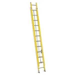 Extension Ladder- Fibreglass - 24' - Industrial Heavy Duty - 1 Each