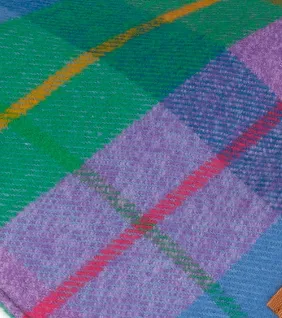 Fable Plaid Flannel Lady Dog Bow