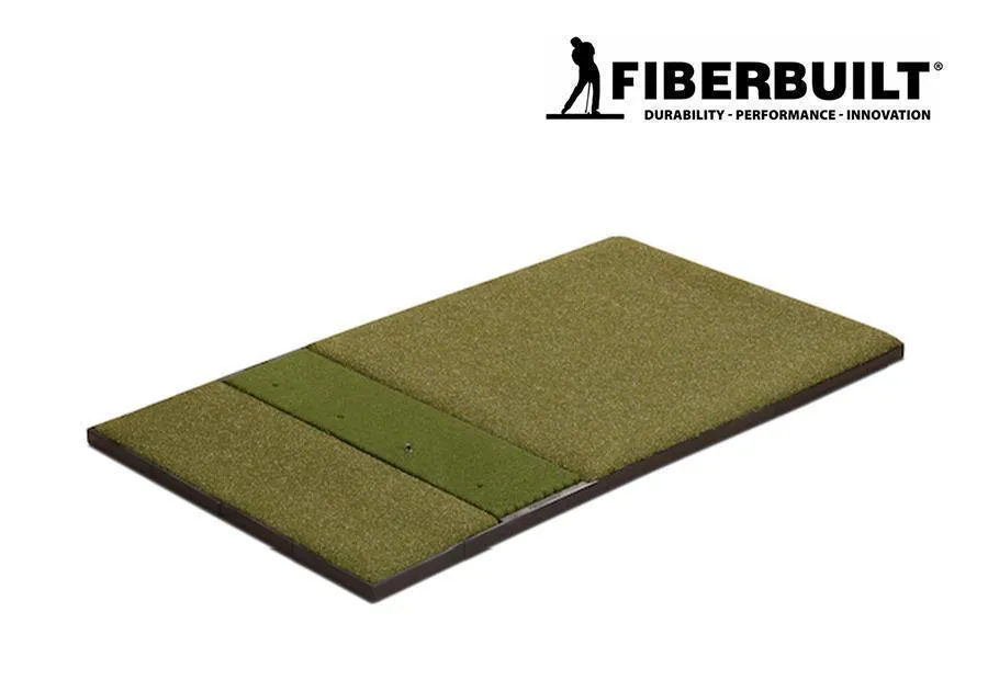 Fiberbuilt 7'x4' Grass Series Single-Hitting Studio Golf Mat