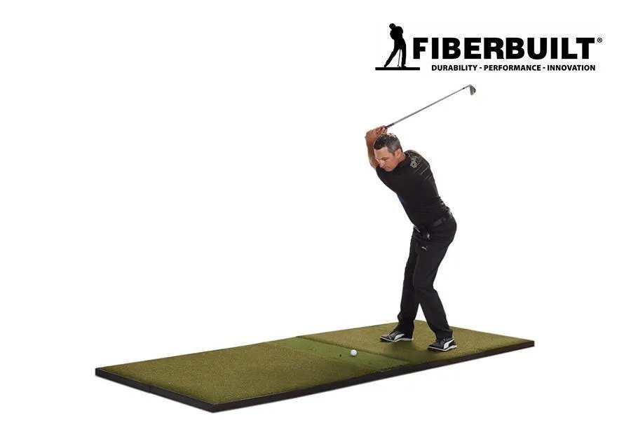 Fiberbuilt 9'x4' Grass Series Center-Hitting Studio Golf Mat