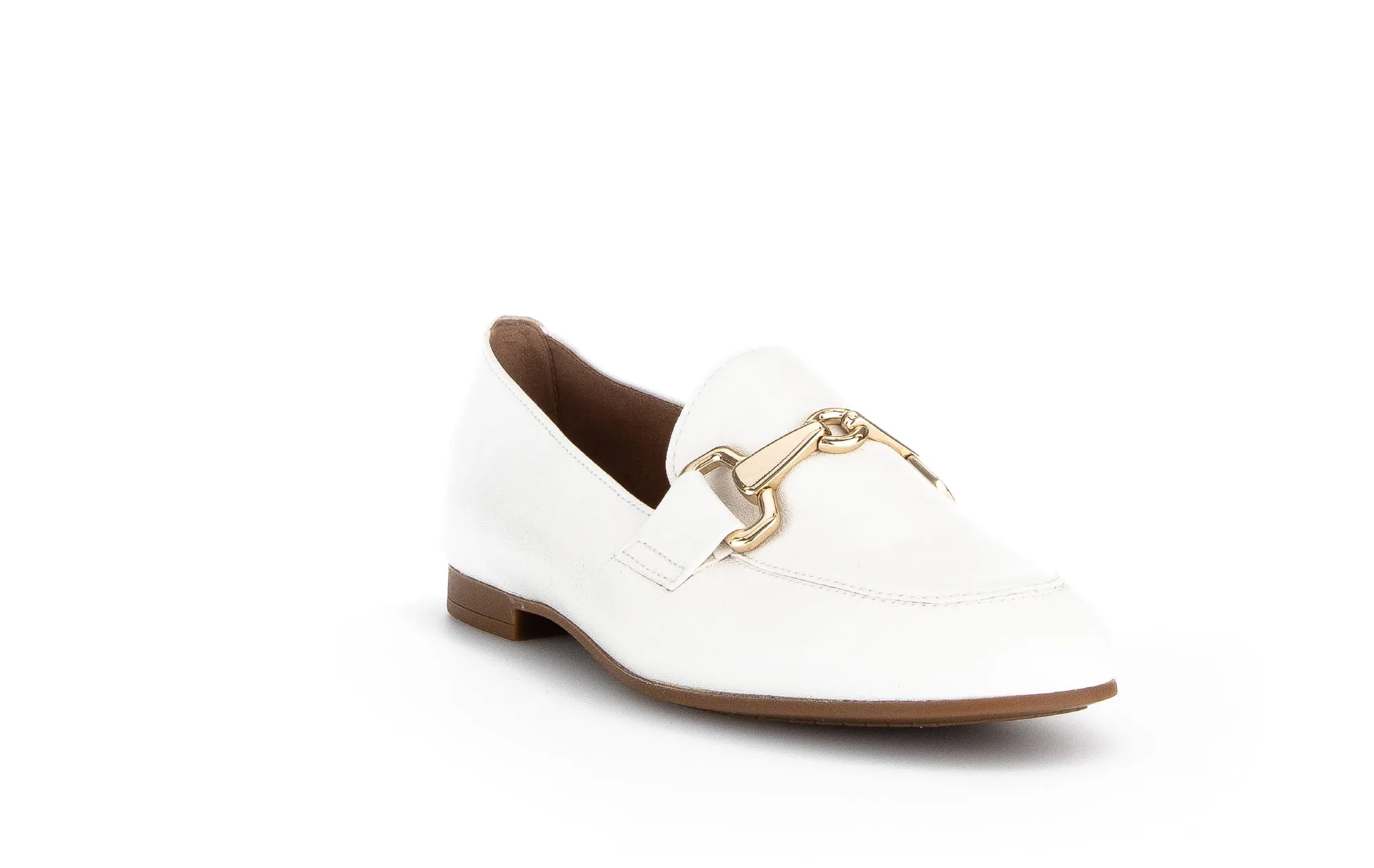 GABOR - 84.211.20 FLAT SLIP-ON SHOE - OFF WHITE