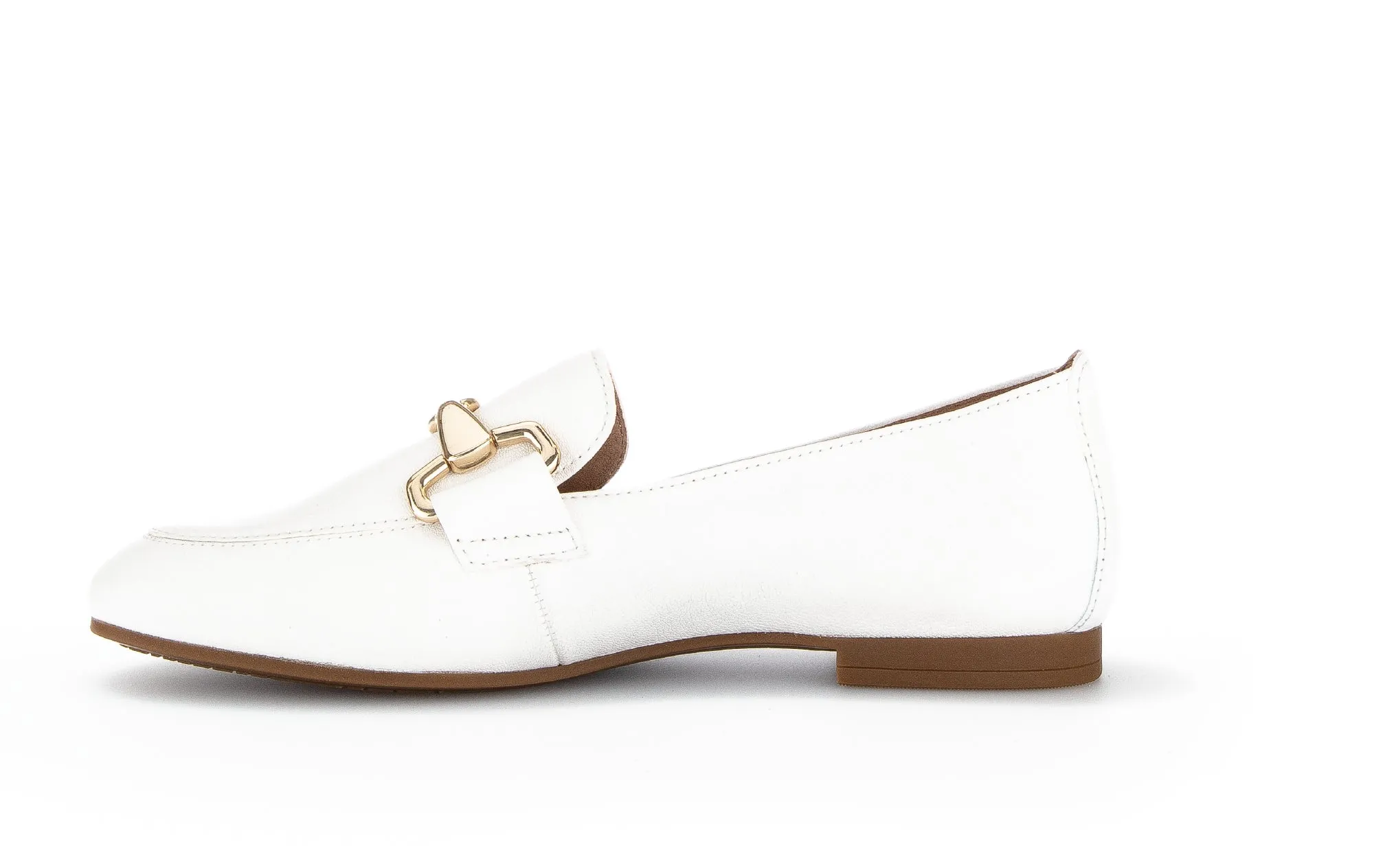 GABOR - 84.211.20 FLAT SLIP-ON SHOE - OFF WHITE