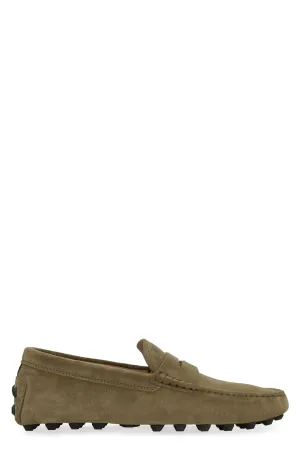 Gommino suede loafers